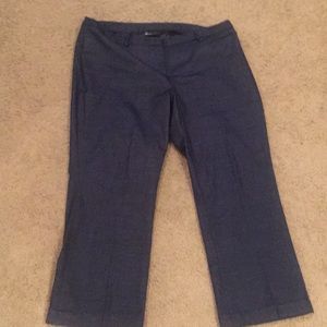 Lane Bryant navy trousers
